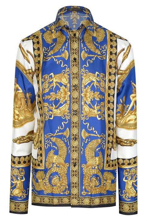 versace half sleeve shirt|authentic versace shirts.